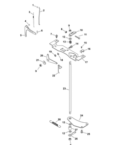 Part Location Diagram of KH-277341-S MTD Washer, Spring 3/8
